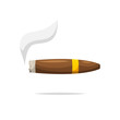 Cigar vector isolated