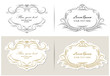 © Gryva - Set of flourish frames, borders, labels. Collection of original design elements. Vector calligraphy swirls, swashes, ornate motifs and scrolls.