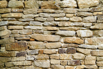 Wall Mural -  Grey stone wall background. Surface stone wall background.