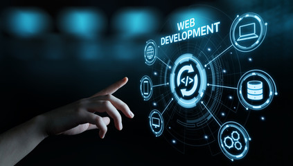 web development coding programming internet technology business concept