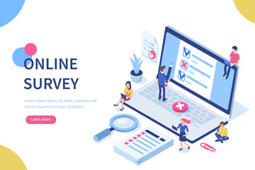 Wall Mural - online survey