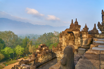 Wall Mural - Borobudur Largest Buddhist temple in the world