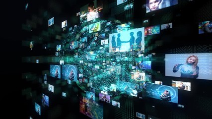 Poster - AI (Artificial Intelligence) concept.