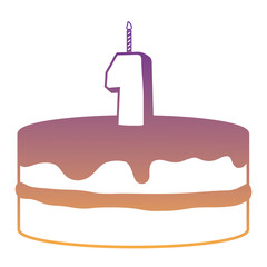 Sticker - Birthday cake design