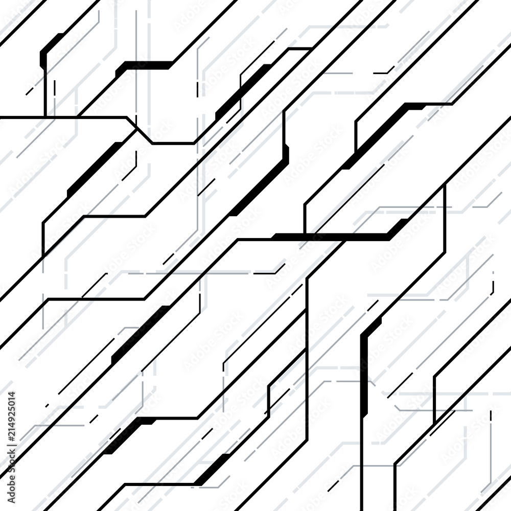 High Tech Material Pattern Vector Seamless Pattern Background. Futuristic Hi-Tech Design Stock ...