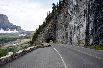 Tunnel on Going to the Sun Road