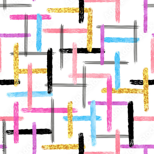 Colorful striped seamless p...