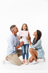 Wall Mural - Portrait of a cheerful family