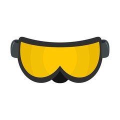 Wall Mural - Ski glasses icon. Flat illustration of ski glasses vector icon for web isolated on white