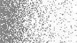 Abstract pixel gradient background. Falling pixels. Broken texture. Abstract vertical gradient halftone. Vector illustration.