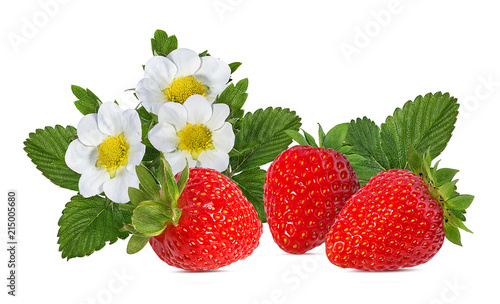  Plakat truskawki   truskawkowa-kompozycja-owocow-w-kolorze-czerwonym