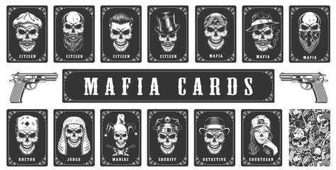 Cards for the mafia game