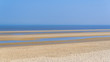 Ostende in Belgium, beautiful beach, panorama in summer
