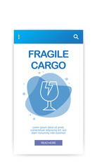 Poster - FRAGILE CARGO INFOGRAPHIC