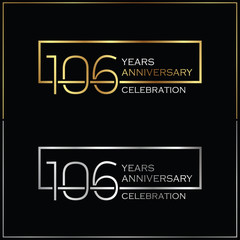 Wall Mural - 106th years anniversary celebration background