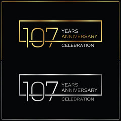 Poster - 107th years anniversary celebration background