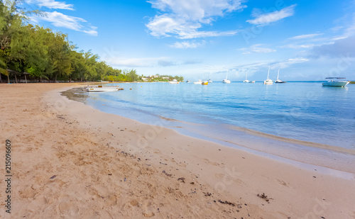 Plage De Bain Boeuf île Maurice Buy This Stock Photo And