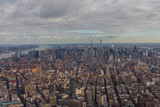 Fototapeta Nowy Jork - high view of New York city 