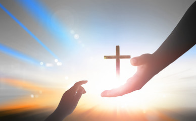 Wall Mural - world day of remembrance: god's helping hand