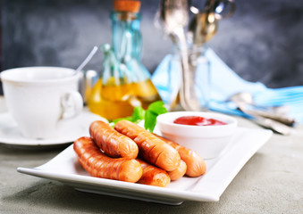 Canvas Print - sausages