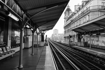 Original metro station Paris