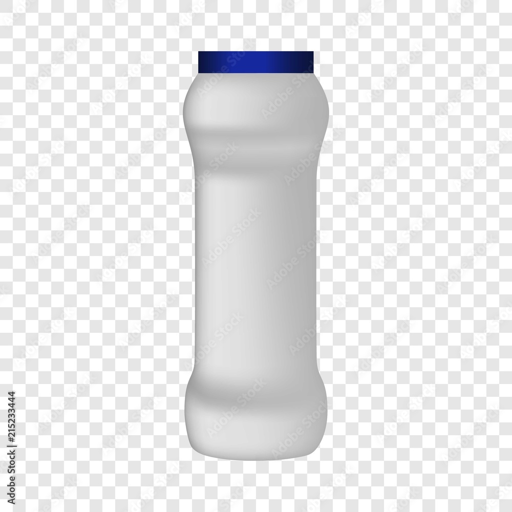 Powder cleaner mockup. Realistic illustration of powder cleaner vector ...