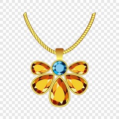 Wall Mural - yellow and blue topaz jewelry icon. realistic illustration of yellow and blue topaz jewelry vector i