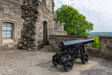 Fototapeta Desenie - Medieval cannon at fortifications of Stirling Castle, Scotland