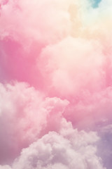 Wall Mural - abstract cloud pastel background