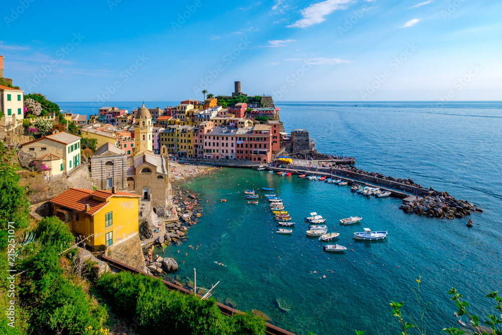 Vernazza, Cinque Terre - obrazy, fototapety, plakaty 