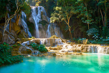 Stunning Kuang Si Waterfalls In Laos Luang Prabang 