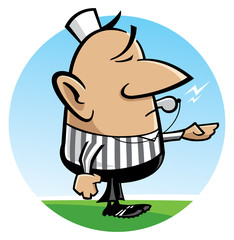 Sticker - Football referee