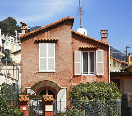 Fragment of house in Canton de Beausoleil. France