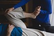© Wavebreak Media - Physiotherapist assisting a senior woman with physiotherapy