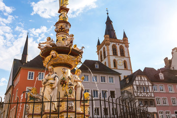 Canvas Print - historic trier town in germany