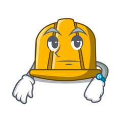 Wall Mural - Waiting construction helmet mascot cartoon