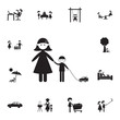 © rashadaliyev - mother with her son on a walk icon. Detailed set of Family icons. Premium quality graphic design sign. One of the collection icons for websites, web design, mobile app