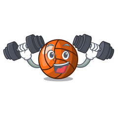 Sticker - Fitness volleyball character cartoon style