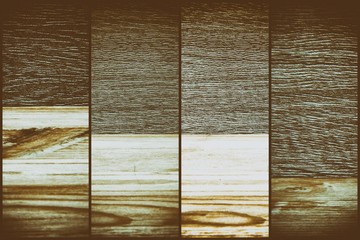 Wall Mural - Grunge Wooden board texture, empty mockup background.