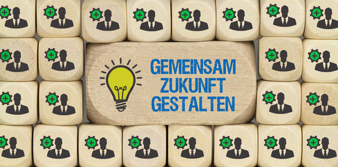 Wall Mural - Gemeinsam Zukunft gestalten