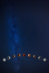 Wall Mural - full moon eclipse