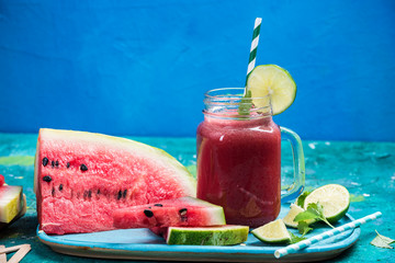 Wall Mural - Watermelon squash or smoothie