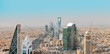 Saudi Arabia Riyadh landscape at Mourning - Riyadh Tower Kingdom Centre, Kingdom Tower, Riyadh Skyline - Burj Al-Mamlaka, AlMamlakah - Riyadh at Daylight - Tower View