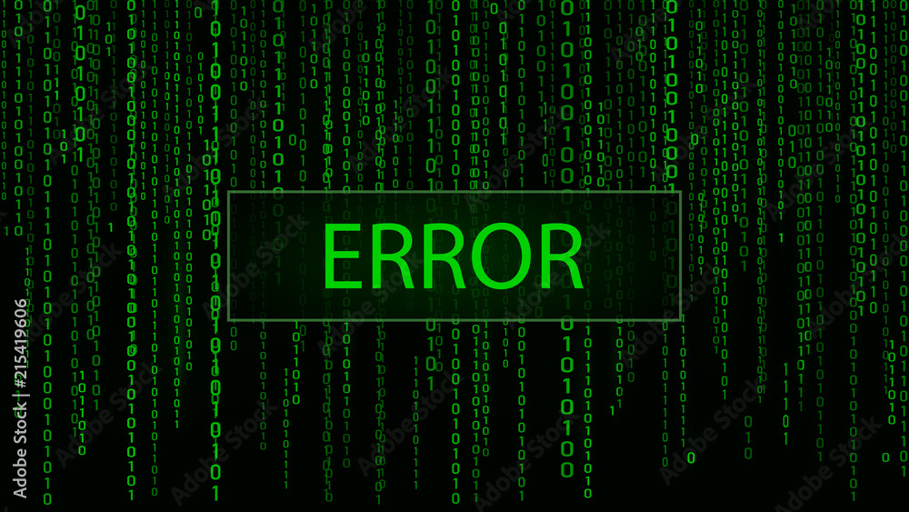 Computer screen error templates. Hacked. Cyber attack Digital ...