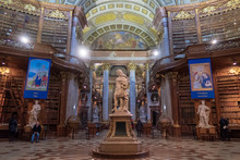 Austrian National Library In Vienna, Austria