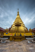 Wat Phratat Chor Hae Temple, Important Symbolic Place Of Phrae Provine, Thailand