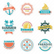 © toonsteb - Summer Retro Vector Logo for banner