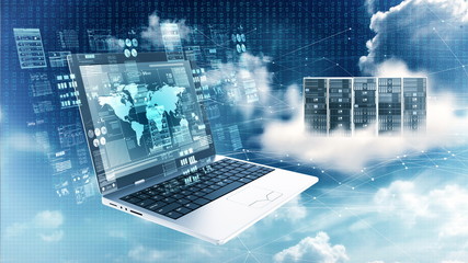 Wall Mural - internet information technology concept