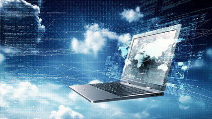 Wall Mural - internet information technology concept