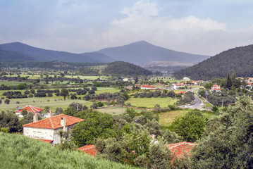 Wall Mural - Mugla, Turkey, 13 May 2012: Village of Caybuku